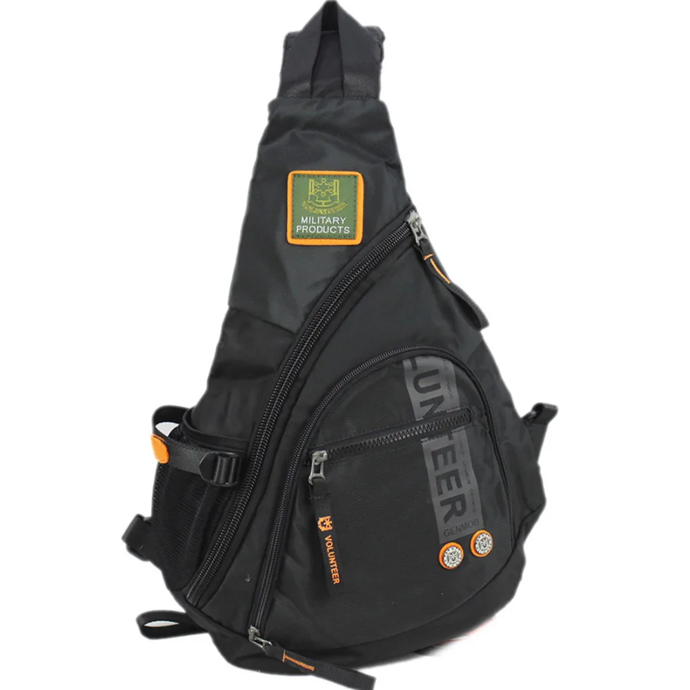 High Quality Waterproof Oxford Men Single Shoulder Cross Body Bag Military Travel Sling Rucksack Chest Back Pack Messenger Bags