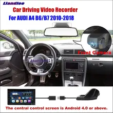 Liandlee Автомобильный видеорегистратор фронтальная Камера вождения видео рекордер USB разъем для AUDI A4 B6 B7 2010- Android экран Авто Dashcam антирадар