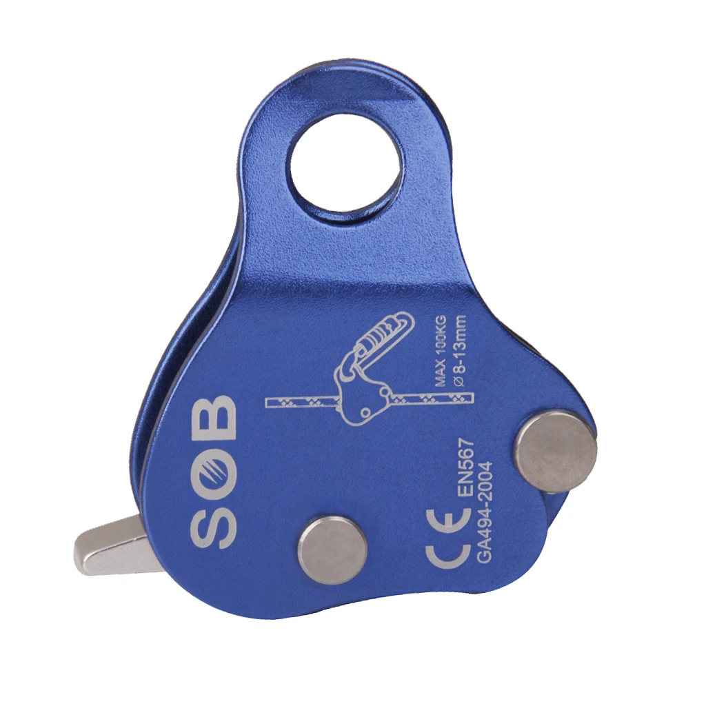 Mini Rope Grab Removable Cam Easy Rope Installation Flip Line Adjuster for Rope Sizes 12mm -16mm Rope Grab Protecta