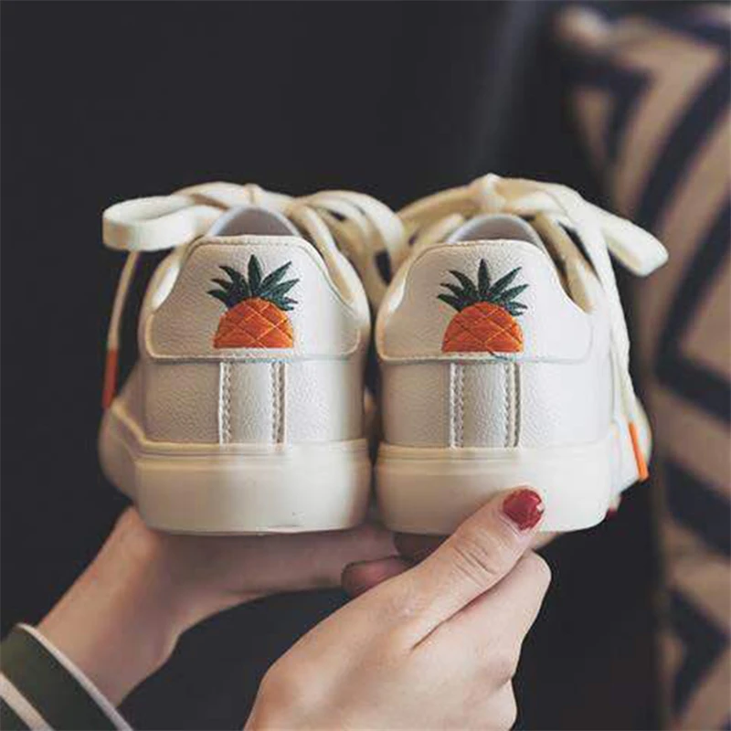 

2019 Women Sneakers Platform Feminino Zapatos De Mujer Breathble Vulcanized Shoes Woman White Platform Casual Shoes White