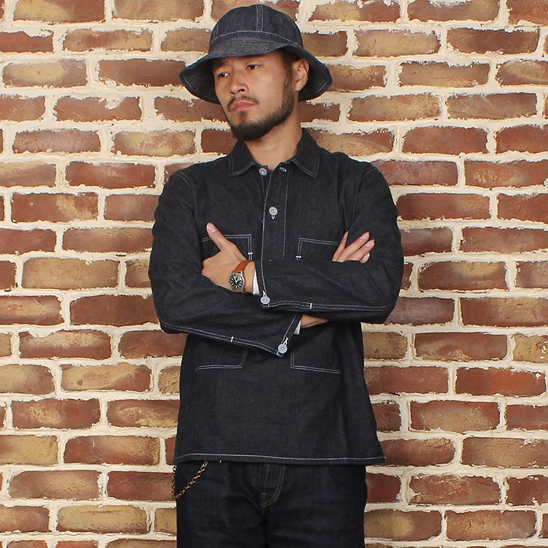 US Army Men's Selvage Jean Work Shirt 