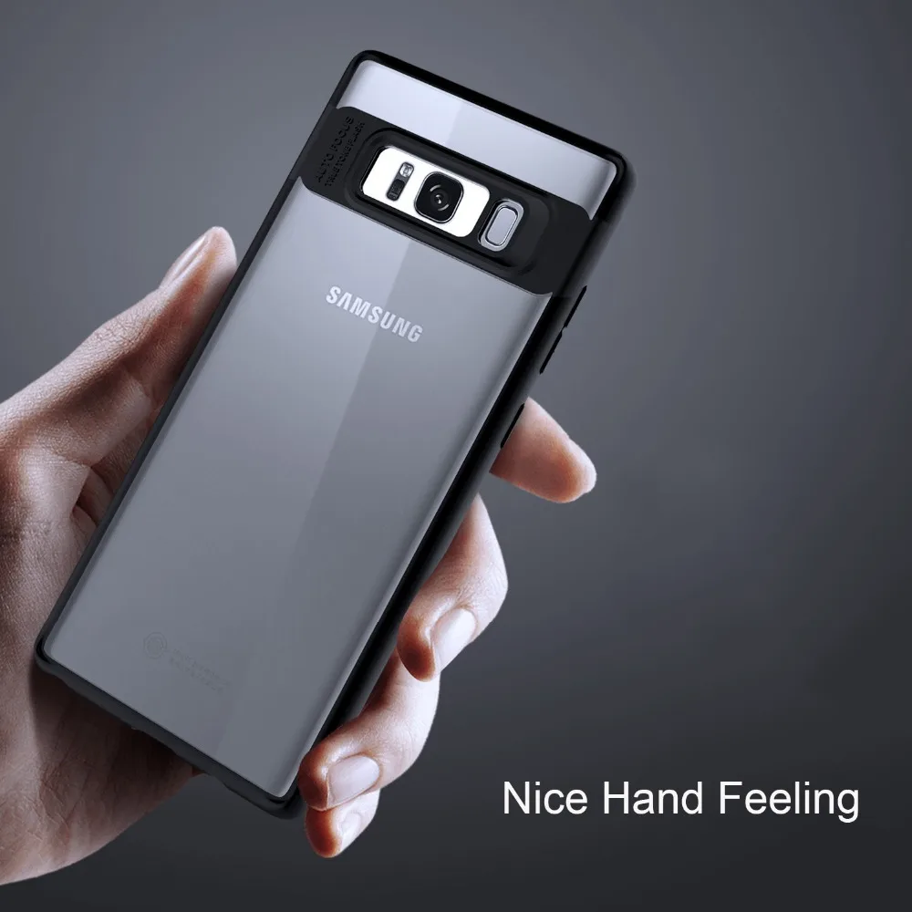

Slim Silicone HD Transparent Case for Samsung Galaxy Note 8 Full Protective Cover Anti-scratch Super Clear for note