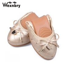 Wexnbry/пикантные женские туфли с острым носком; Туфли D'Orsay из флока с бантом без застежки; женские туфли на низком каблуке; женские тонкие туфли на плоской подошве; большие размеры