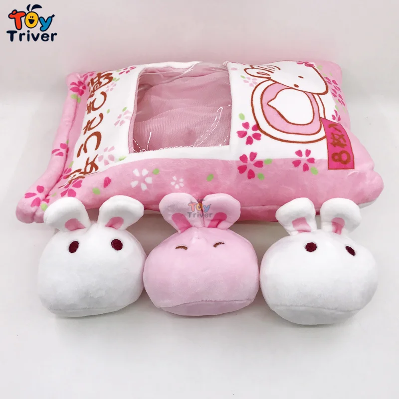 One Bag Sakura Rabbit Ball Wagashi Plush Toy Plushie Rabbits Creative Baby Kids Children Birthday Christmas Gift Drop Triver