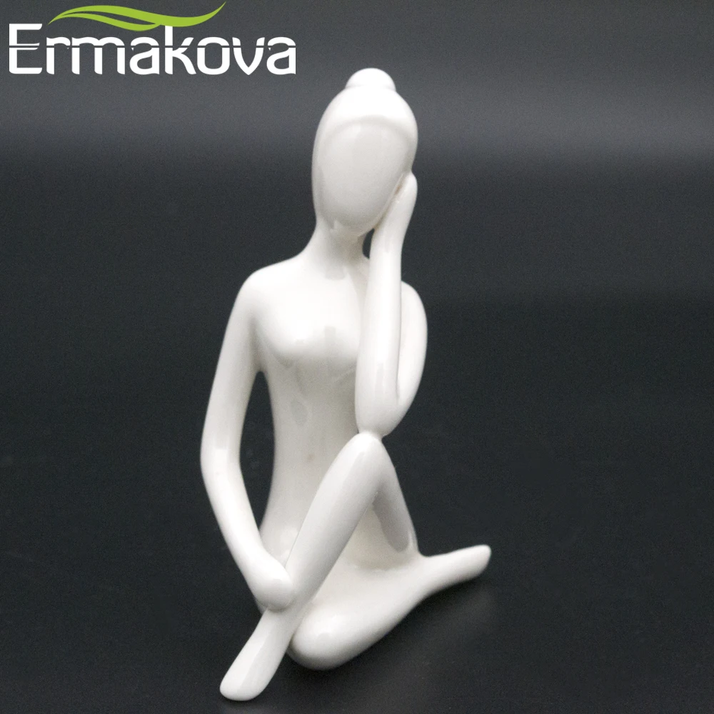 Керамическая статуэтка для йоги ERMAKOVA медитации комната статуя украшение студии
