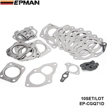 

For Mitsubishi TD04 TD05 TURBO GASKET SET Outlet Inlet Oil Drain 4pcs*10pcs Turbo Gasket EP-CGQ71D