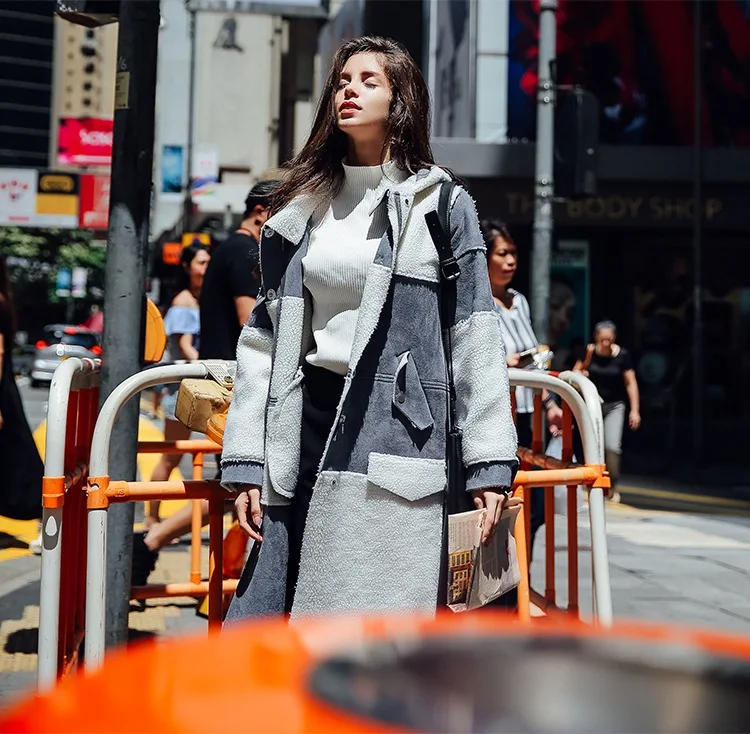 suede leather coat grey 06