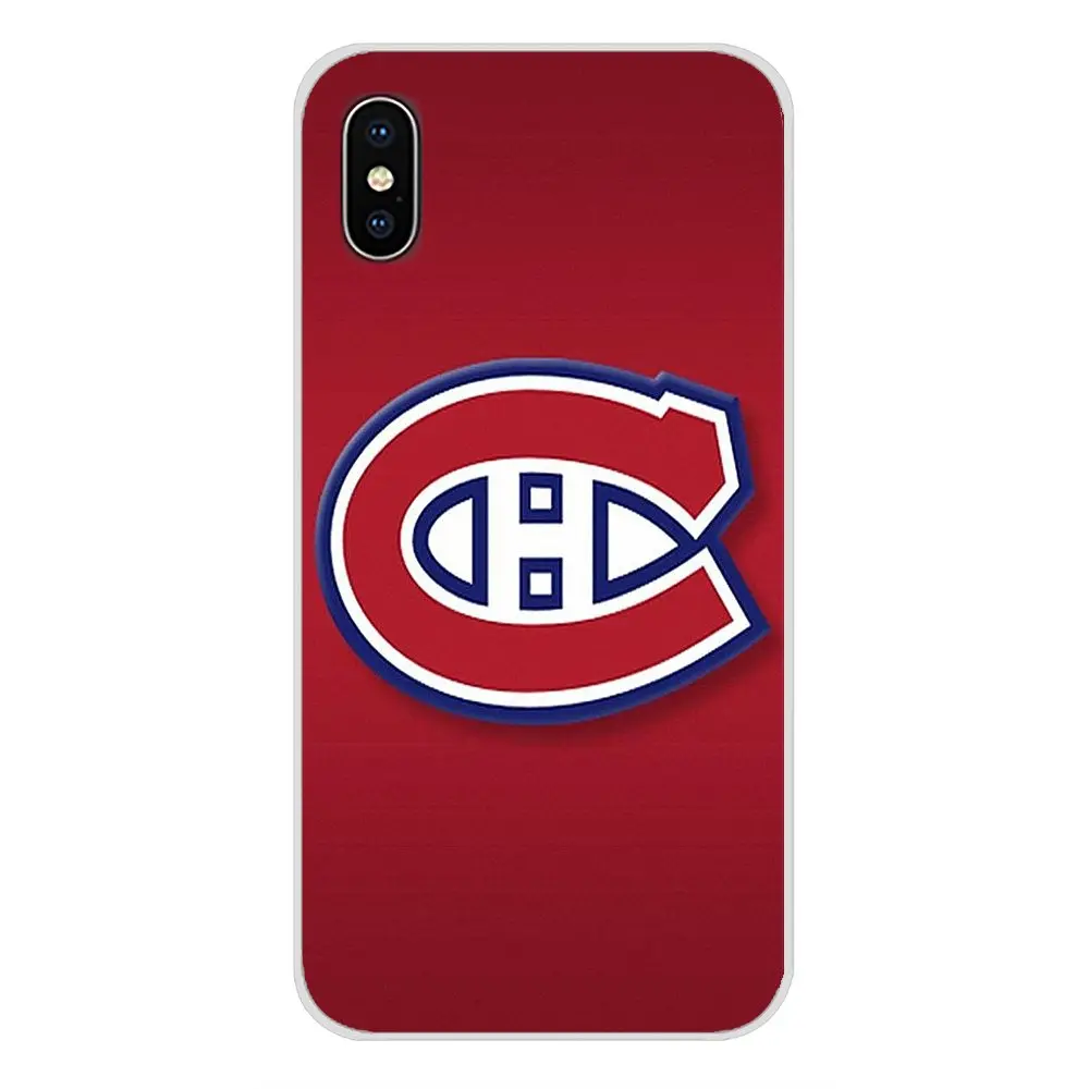 Мобильный телефон Обложка для Huawei G7 G8 P7 P8 P9 P10 P20 P30 Lite Mini Pro P Smart Plus хоккей на льду Montreal Canadiens