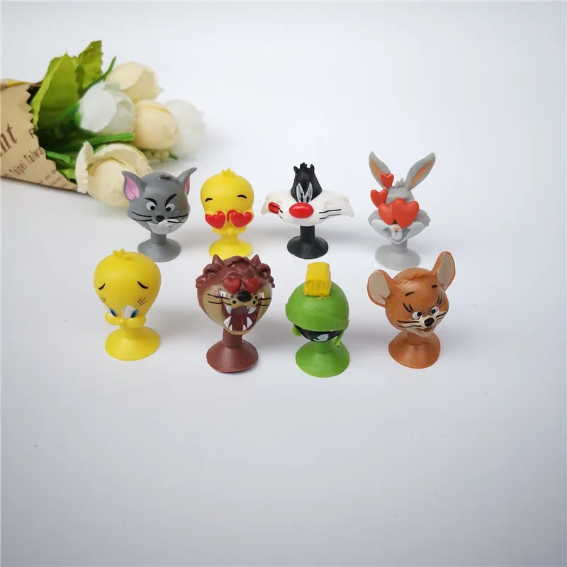 

5pcs/lot Sucker Capsule Action Figure Popular Cartoon Animal Model in Size 3cm Anime Figure Toys For Children Gifts