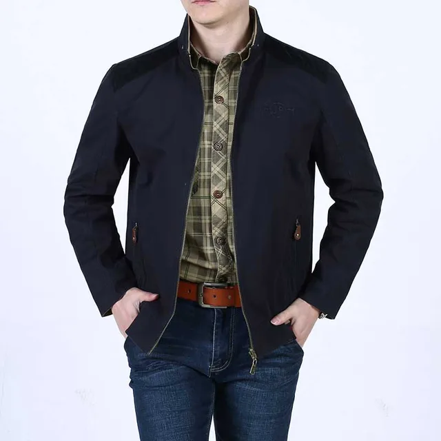 New Fashion Men Smart Casual Jacket Double Side Wear Cotton Loose