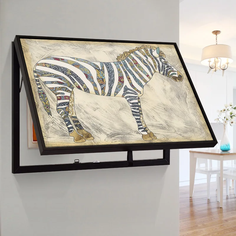 

Meter Box Decorative Painting Creative Living Room Box Free Punch Modern Switch Hanging Paintings Electric Switch Box Decoration