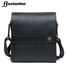 Bostanten Man Vertical Genuine Leather bag Men Messenger Commercial Men's Briefcase Designer Handbags High Quality Shoulder Bags new designer men s brown cross body shoulder bags genuine leather business khaki messenger bag high quality handbags for man