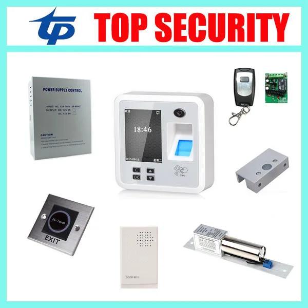 TCP/IP biometric fingerprint access control with RFID card reader fingerprint door lock door control system with bolt lock