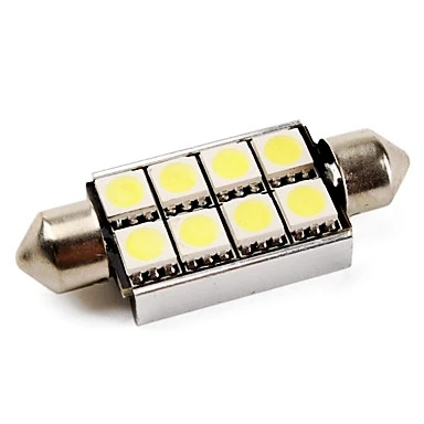 42mm C5W C10W 12844 CANBUS Error-Free 8smd 5050 LED Auto Car Licence Plate Light housing Interior Dome Roof Reading Lights | Автомобили и