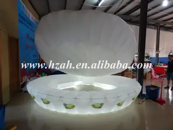 

Lighting Inflatable Shells with Fish for Wedding Decoration/Inflatable Clamshell