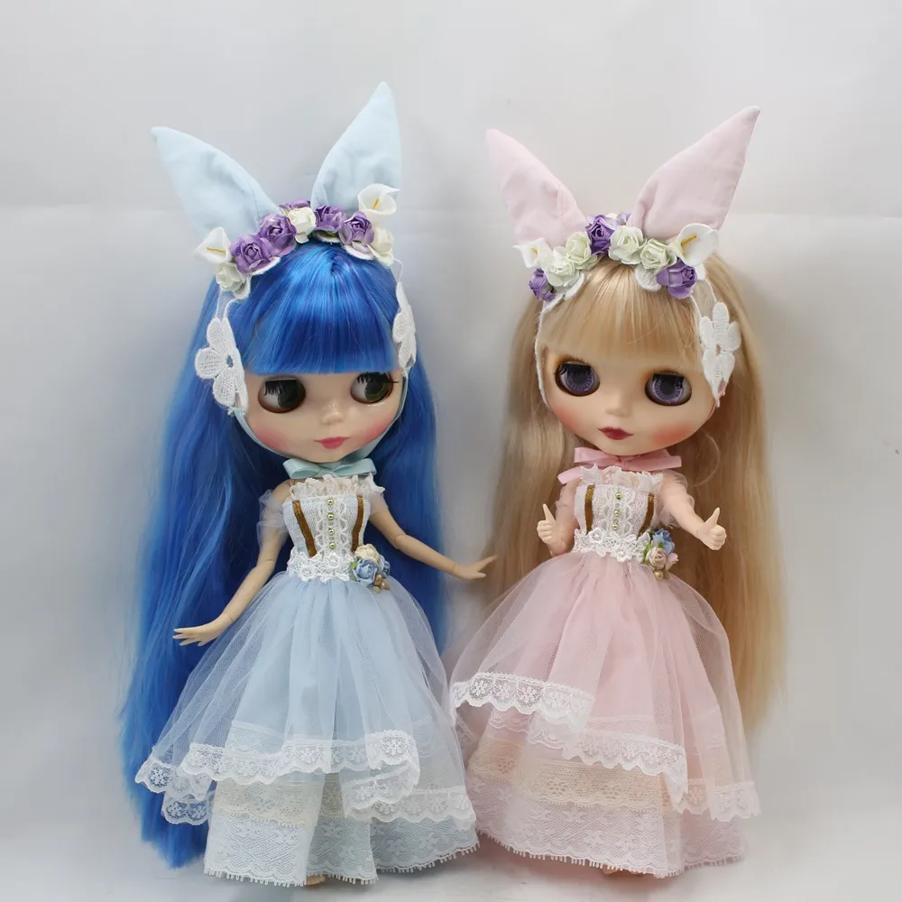 Fortune Days Blyth ICY DBS BJD платье принцессы для куклы два цвета на выбор, украшение для волос, вуаль супер стиль принцессы