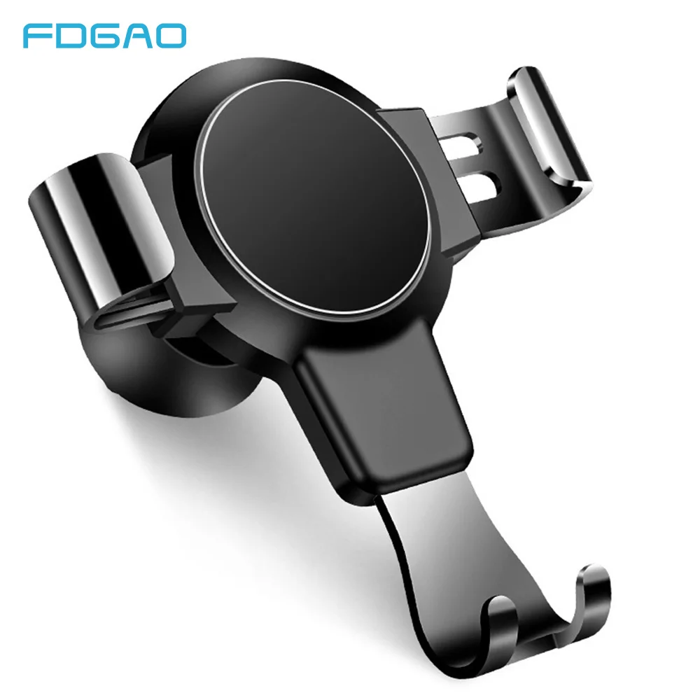 

FDGAO Gravity Car Holder For in Car Air Vent Clip Mount No Magnetic Mobile Phone Holder Cell Stand For iPhone X XS MAX 8 7 Plus