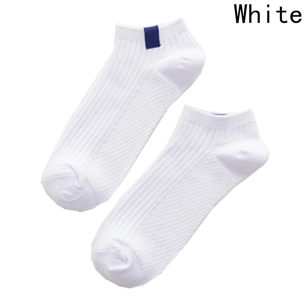 Для мужчин носки из хлопка однотонноные Цвет лодка носки, впитывающие Пот спортивные носки Фитнес спортивные носки Беговые