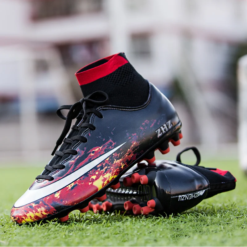 Мужские футбольные бутсы для детей Superfly 6 Academy CR7 AG с высоким берцем кроссовки Messi