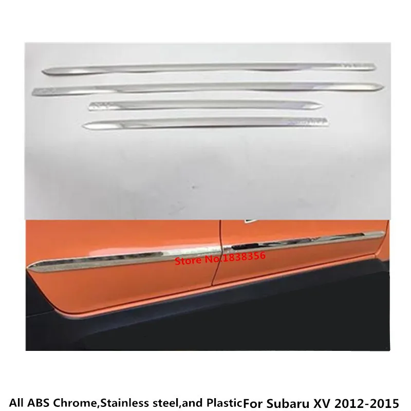 For Subaru XV 2012 2013 2014 2015 car styling cover stainless steel