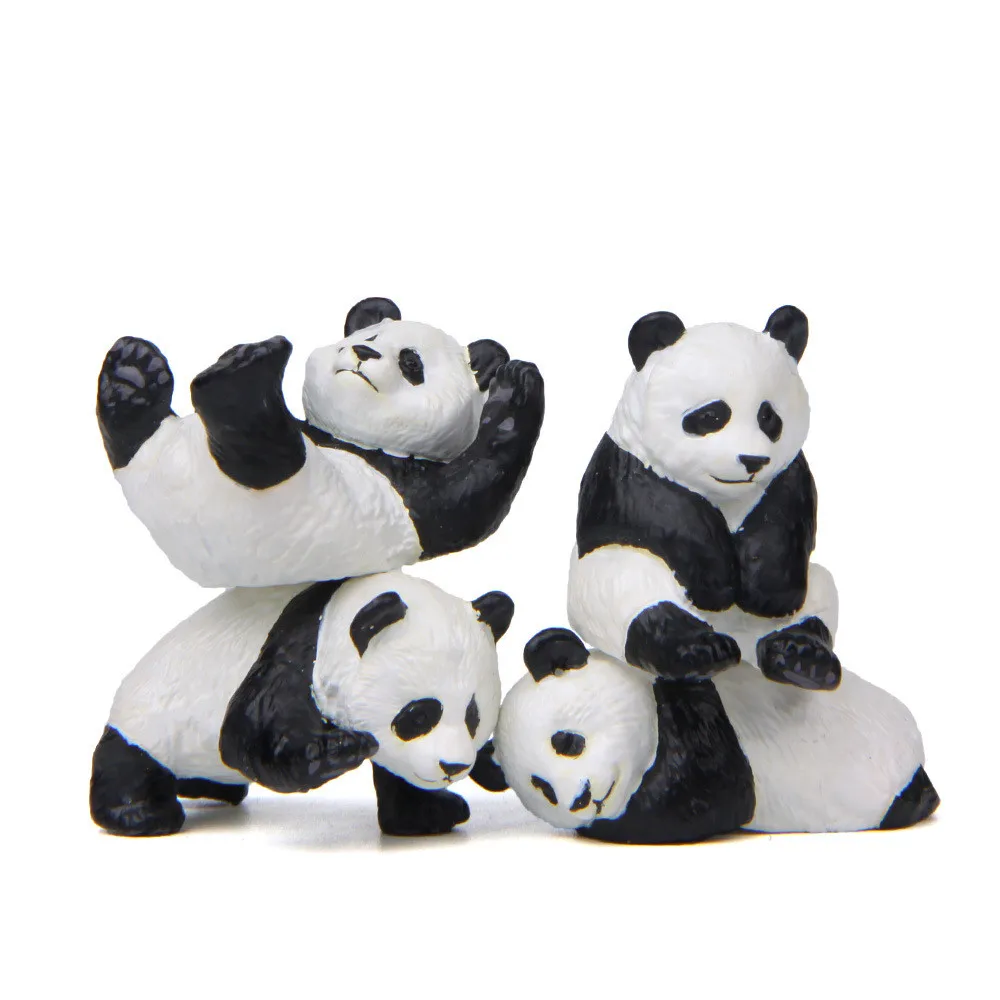 

Resin Kawaii Panda Animals Moss Micro Landscape Ornament Home Fairy Garden Succulents Plant Potted Decor Miniature Garden DIY