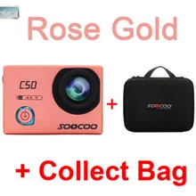 SOOCOO C50 Action 4 K 24fps Спортивная камера WIFI гироскоп регулируемые углы обзора NTK96660 30 м водонепроницаемая Спортивная DV Экшн-камера