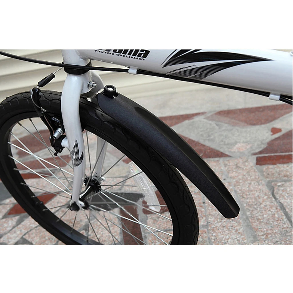 14/ 16/ 20 inch Front & Rear Mountain Bike/ Bicycle Fenders Mudguards Set Black Bicycle Mudguard Road Bike Fenders