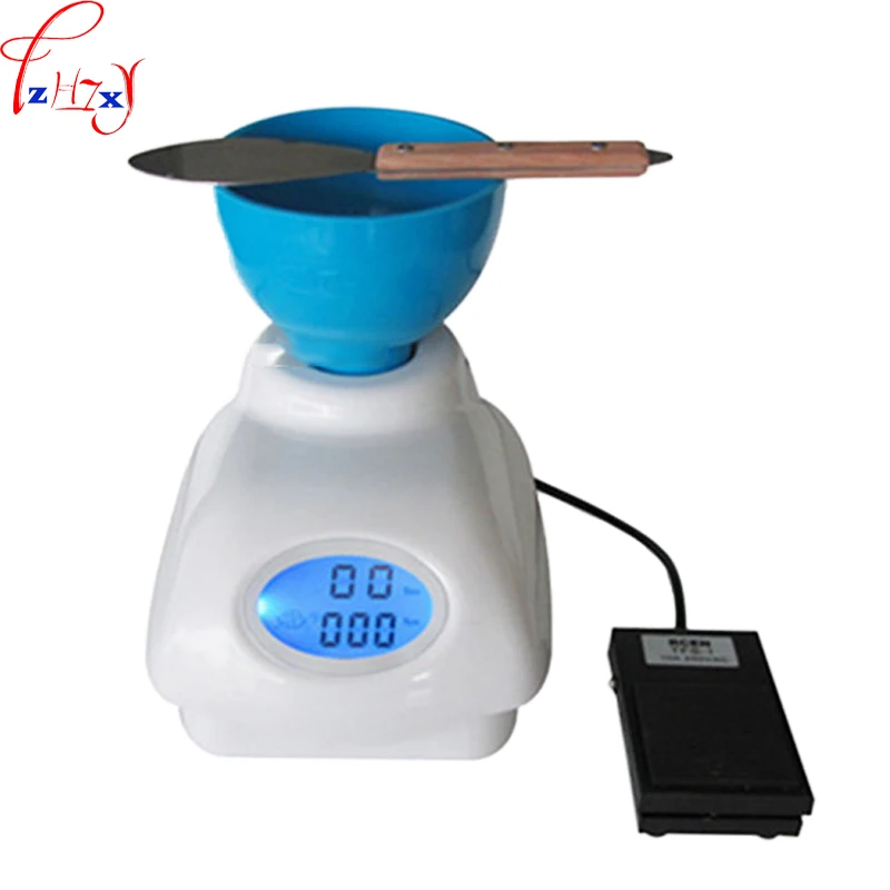 

110/220V 1PC High - end dental printing die mixer HL-YMC4 LCD alginate impression material gypsum mixer dentistry tools
