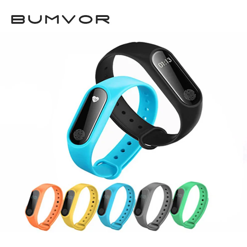 

BUMVOR M2 Smart Fitness Bracelet Watch Information display heart rate monitor