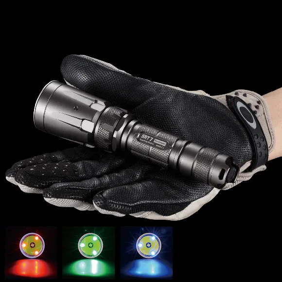 Nitecore SRT7 960 lumen Smart Ring Tactical Flashlight w/ RBG Color