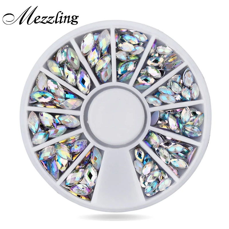 Rhinestones De Ópalo De Cristal Para Uñas - Corte A Máquina, Planas, Más De 25 Piezas, Brillantes