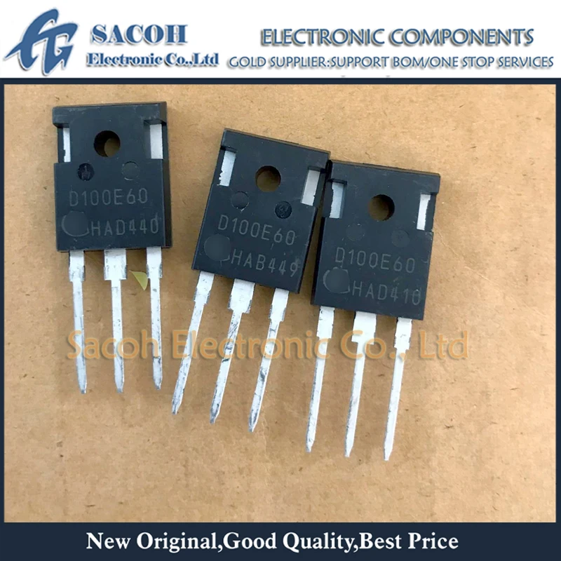 

Free Shipping 10Pcs IDW100E60 D100E60 or IDW75E60 D75E60 TO-247 100A 600V Fast Switching EmCon Diode