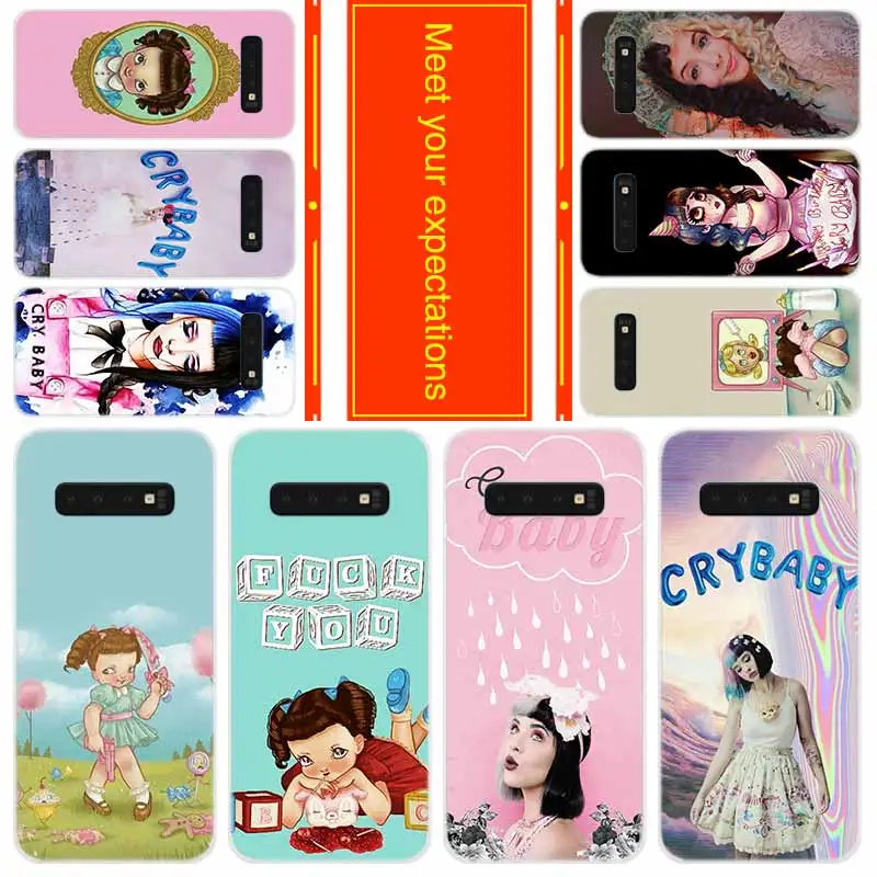 

Phone for Samsung Galaxy S10 E S9 S8 Plus S7 s6 Edge s10 plus s5 Note 10 9 8 Cover Case Melanie Martinez Cry baby