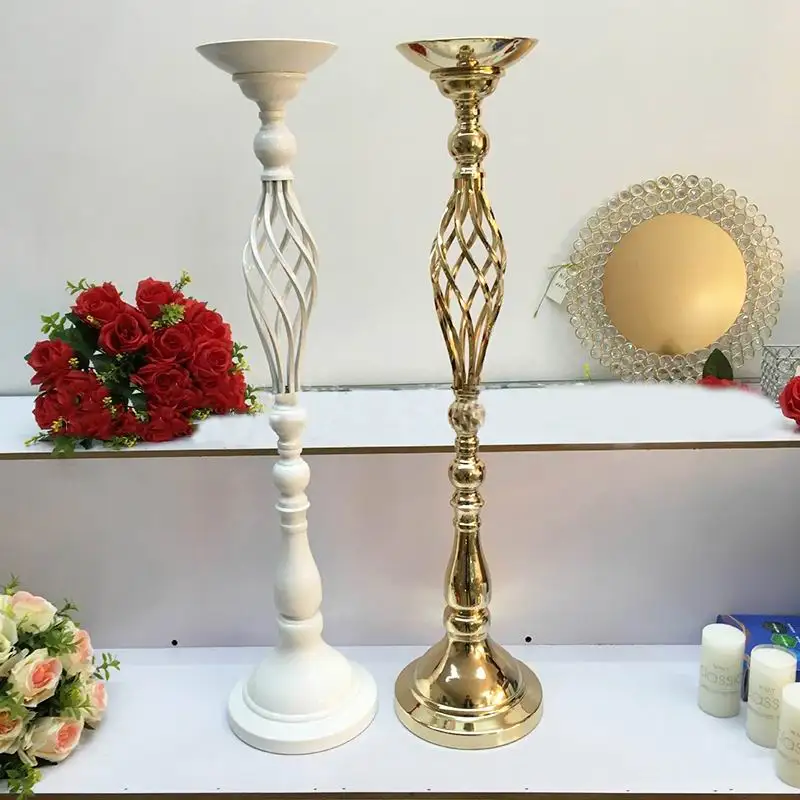 PEANDIM European Hollow Candle Holders Elegant Wedding Tabletop Centerpieces Decor Engagement Candelabra Road Lead Flower Stand PEANDIM European Hollow Candle Holders Elegant Wedding Tabletop Centerpieces Decor Engagement Candelabra Road Lead Flower Stand