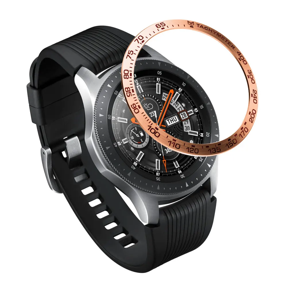 Для Galaxy Watch 46 мм 42 мм ободок кольцо чехол для samsung gear S3 Frontier/gear S2 классический Смарт-часы браслет сплав ободок
