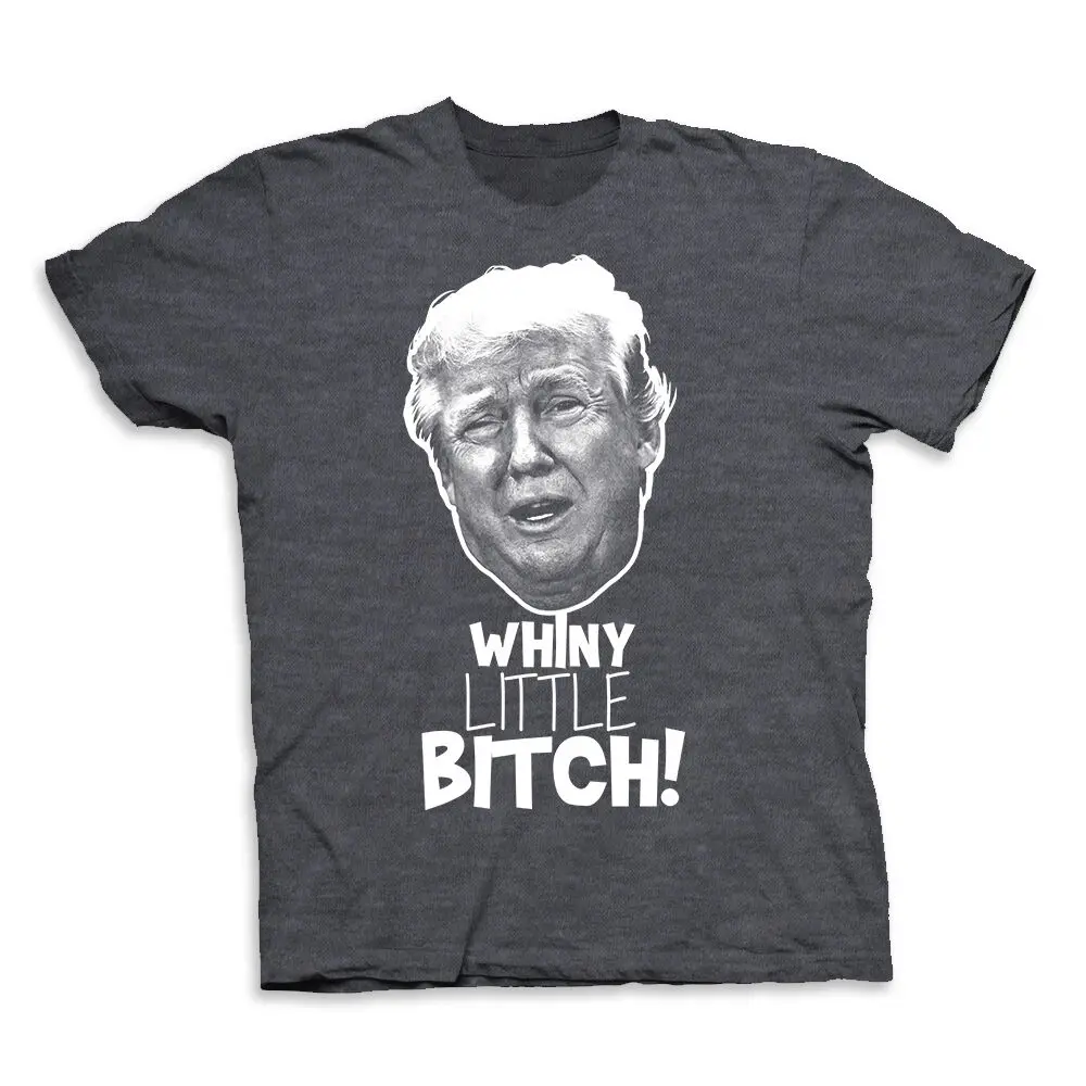 Анти-Трамп забавная Футболка белая маленькая сучка Graphic Tee Not My President Лето 2019 г. Новый для мужчин забавные повседневное брендовый Топ Homme T Shir