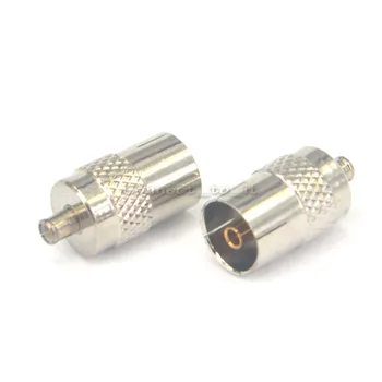 

10 Pieces IEC DVB-T TV PAL Female Jack to MCX Male Plug Adapter USB DVB-T TV TUNER Connector Adapter Converter