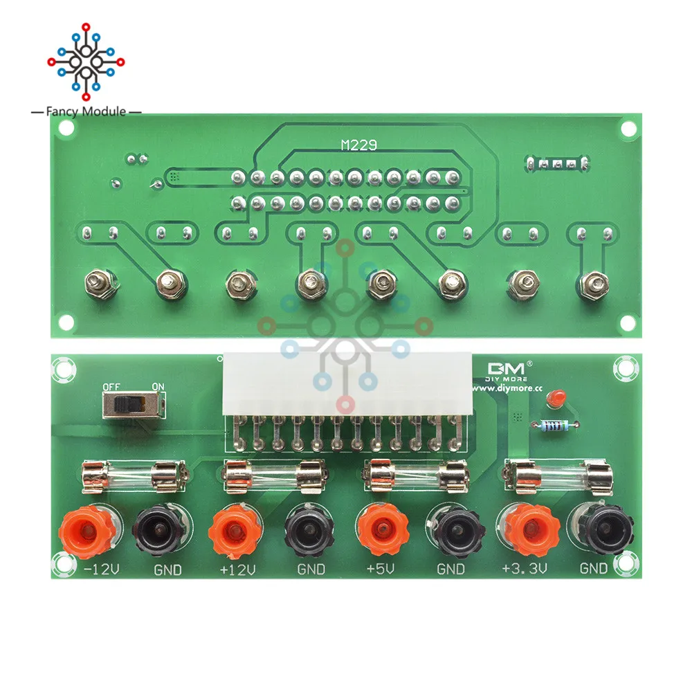

24Pin XH-M229 Desktop PC Power ATX Transfer Board Power Supply Module Precise