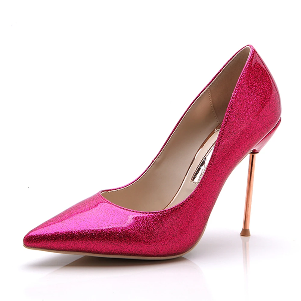 Aliexpress.com : Buy Aidocrystal New Spring Summer Women Pumps Fuchsia ...