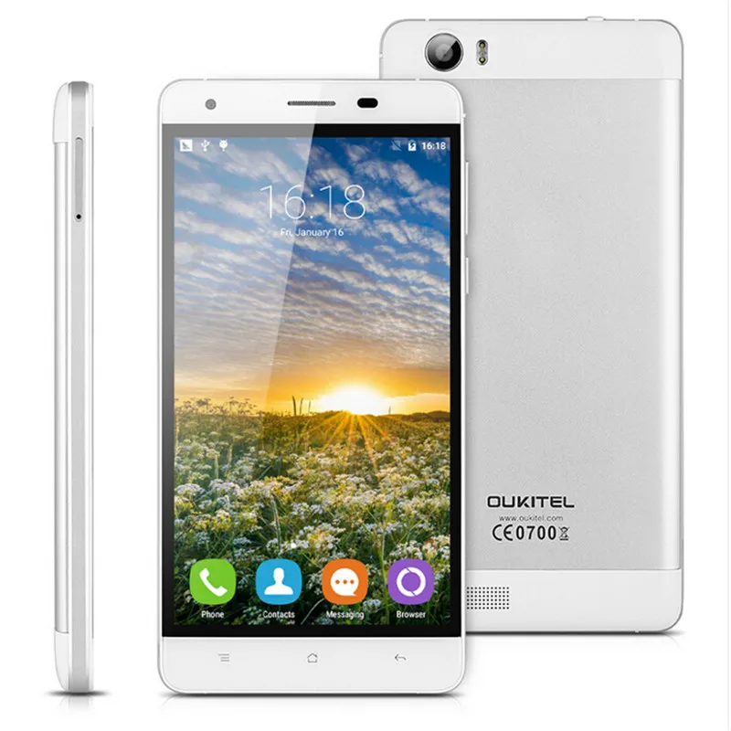 Оригинальный 6000 мАч Oukitel K6000 5 &quotHD 4G мобильный телефон стандарта LTE на ОС Android 6 0