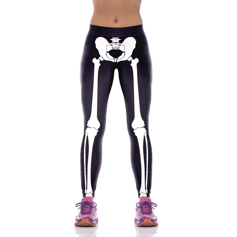 New 3d Print Retro Nero Ossa di Scheletro Sexy Donna Casual Estate Stile  Punk Rock Leggins Adventure Time Fullprint Pantaloni Leggings|leggings  style|pant leggingleggins adventure time - AliExpress