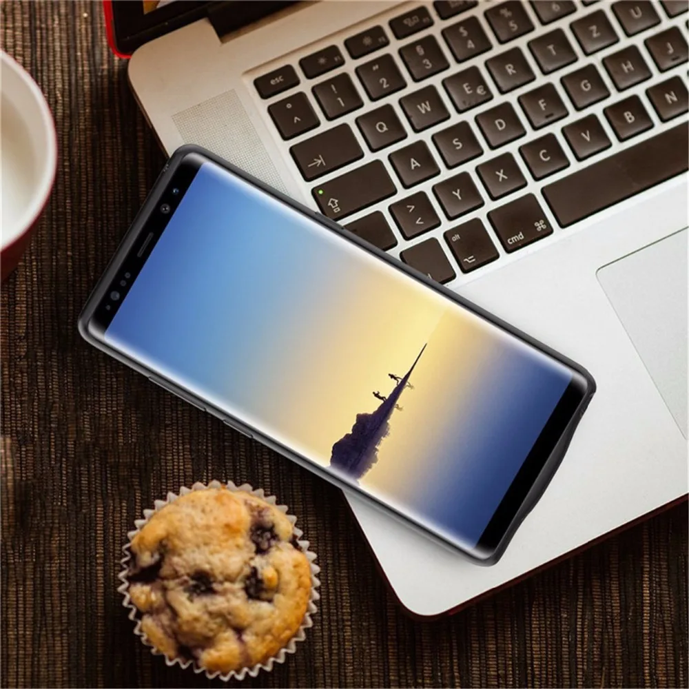 NEWDERY Внешняя резервная батарея зарядное устройство чехол для Samsung Note 8 5500 мАч ультра тонкий мощность Чехол для Note 8 красочные высокой емкости