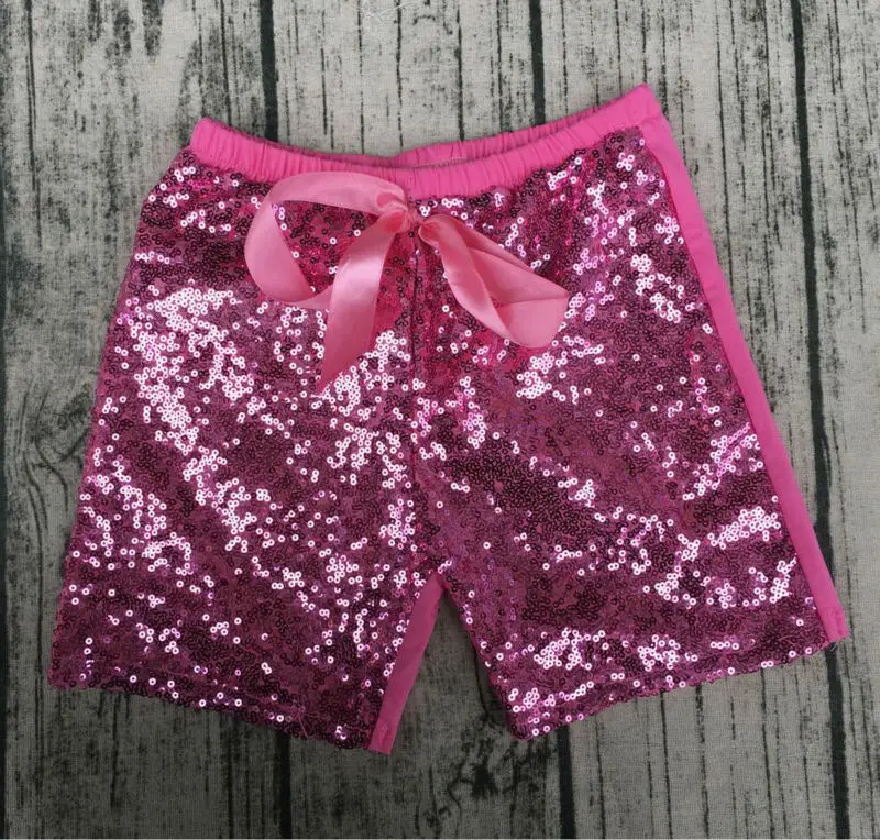summer sparkle fashion shorts Children Girls Pom Pom kids Relaxtion