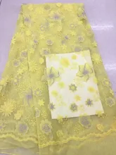 2018 Latest African Tulle French Lace Fabric Cheap Price Nigerian Wedding Lace Fast Shipping For Women Dress