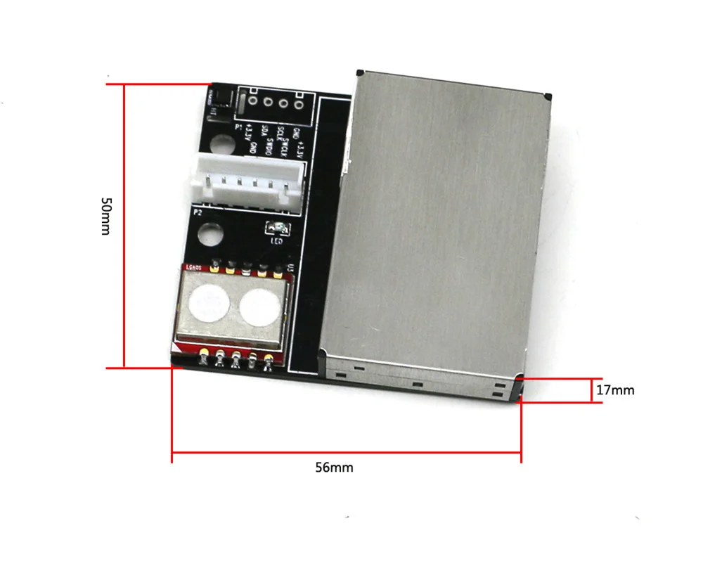 Ttl/Modbus485 6 в 1 формальдегид датчик температуры и влажности PM2.5 качество воздуха CO2 Датчик TVOC модуль обнаружения лазерной пыли