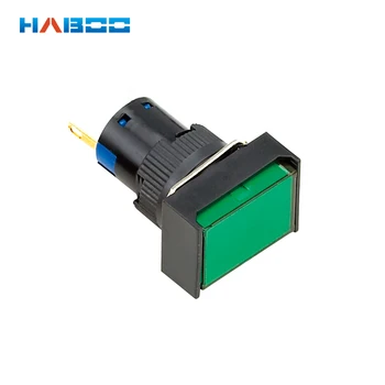 

16MM short LED indicator round square rectangular head 2PINS mini LED indicator lights 6V 12V 24V 110V 220V