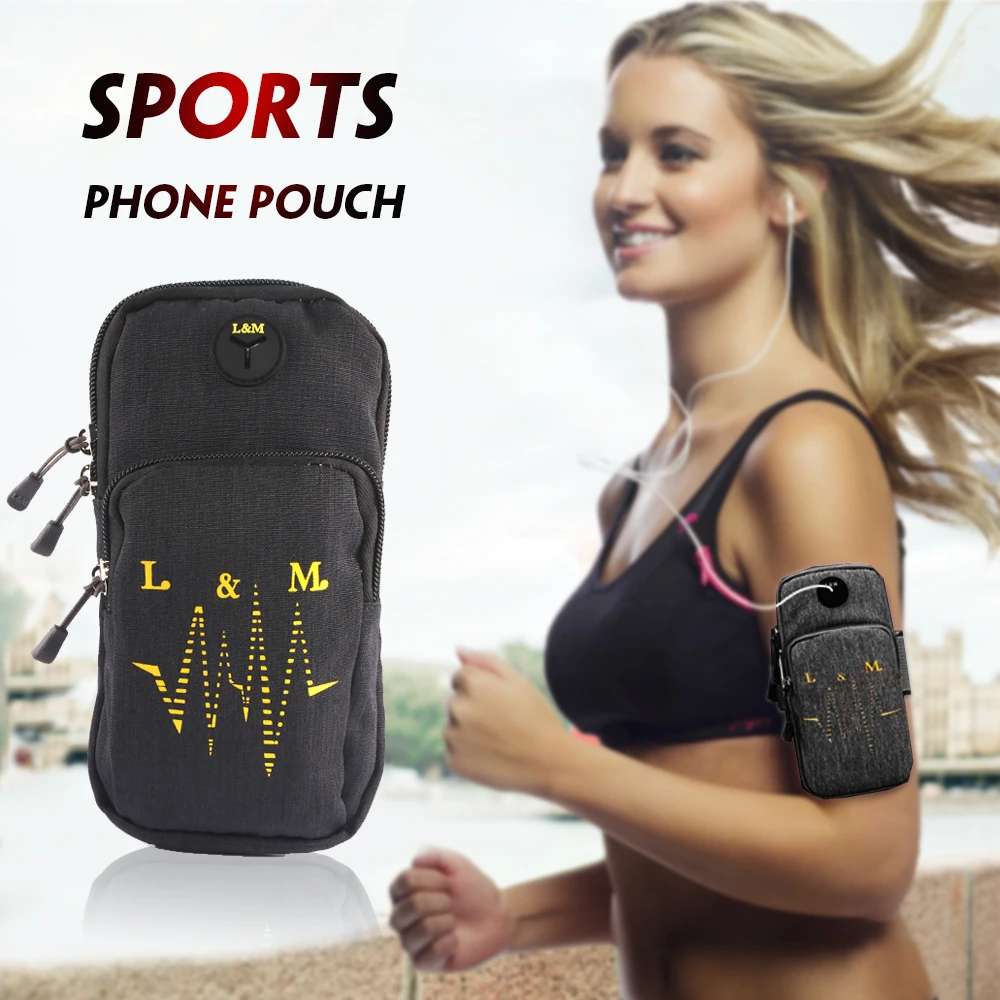 

Sport Running Armband Bag Case Cover Fitness Waterproof Jogging Armband Universal for 6.2 inch Phone Outdoor Phone Arm Pouch