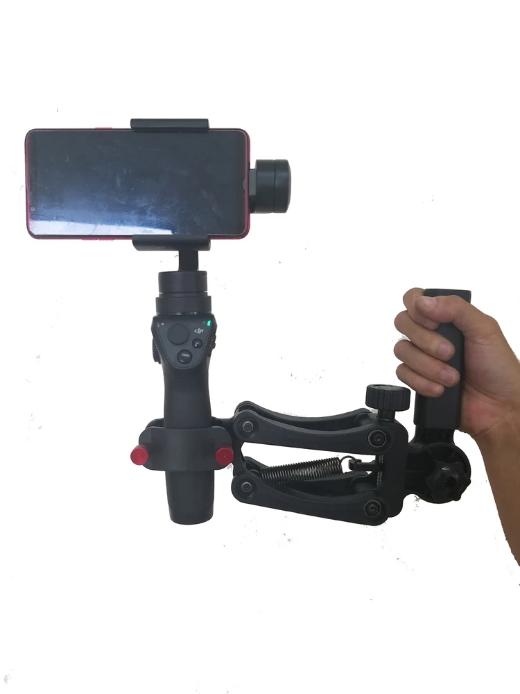 BOB-M Z axis Весенняя двойная Ручка Рукоятка карданный рычаг для ZHIYUN smoo4 DJI osmo2 MOZA mi ni-mi OSMO стабилизатор карданный ручной