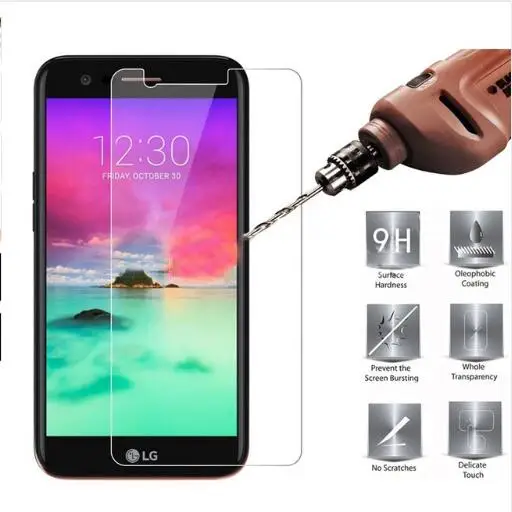 

2Pack Screen Protector For Glass LG K8 2017 Tempered Glass For LG K8 2017 Glass Protective Phone Film For LG V3 X300 M200N