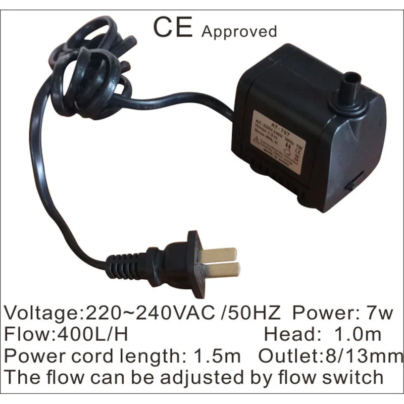 Одобренный CE бесщеточный герметический насос AT 707 220VAC 50 HZ использование для